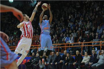 Košarkaška utakmica ABA lige između Cedevite i Crvene zvezde