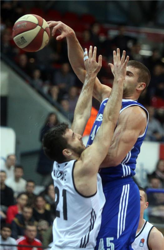 Utakmica 16. kola ABA lige Cibona - Partizan