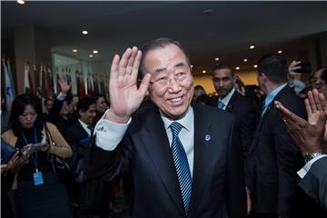 USA UN BAN KI-MOON FAREWELL