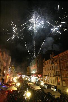 Doček Nove godine na riječkom Korzu