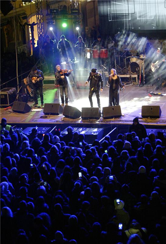 Doček Nove godine na riječkom Korzu