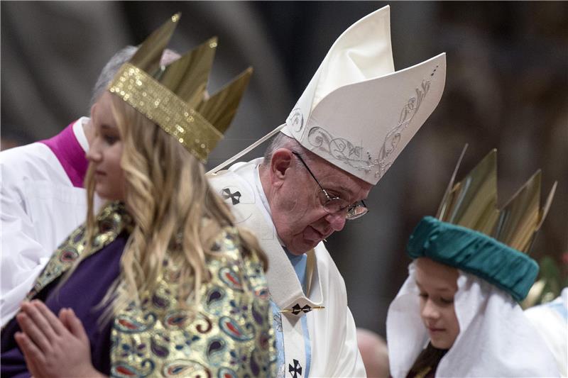 VATICAN POPE SOLEMNITY OF MARY