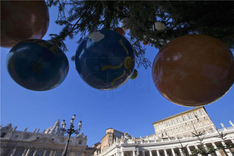 VATICAN RELIGION POPE NEW YEAR 2017