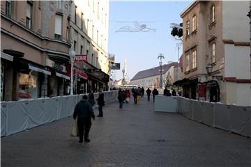 Utrka ukupnih pobjednika Svjetskog skijaškog kupa u Bakačevoj ulici u Zagrebu