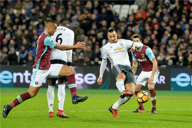 Engleska: West Ham United - Manchester United 0-2