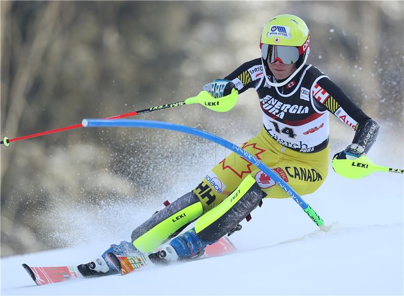 Snow Queen Trophy: Prva vožnja ženskog slaloma