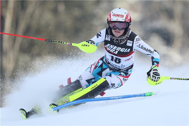 Snow Queen Trophy: Prva vožnja ženskog slaloma