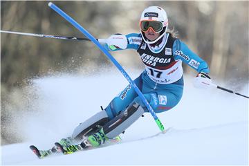 Snow Queen Trophy: Prva vožnja ženskog slaloma