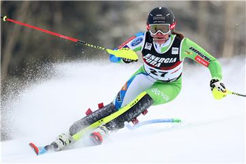 Snow Queen Trophy: Prva vožnja ženskog slaloma