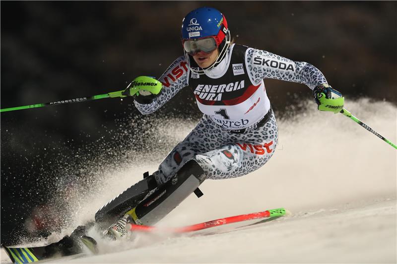 Veronika Velez Zuzulova wins Snow Queen World Cup slalom