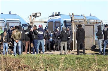 ITALY MIGRANT CENTER PROTEST