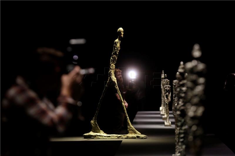 More than 37,000 visitors at Giacometti exhibition in Zagreb