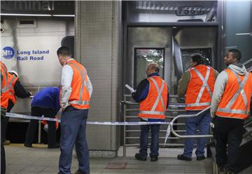 USA NEW YORK TRAIN ACCIDENT