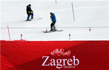 Početak muške slalomske utrke „Snow Queen Trophy“ 2017.