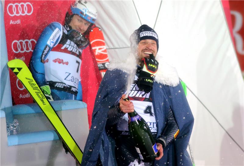 Manfred Moelgg wins World Cup slalom race on Mt Sljeme