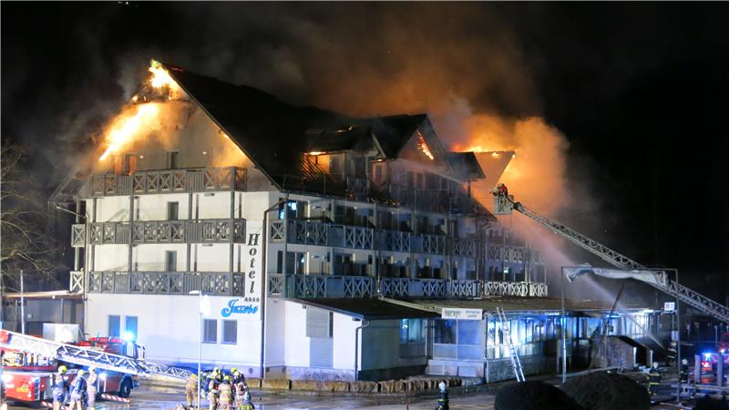 Požar unišio hotel u Bohinju, hrvatski gosti na sigurnom