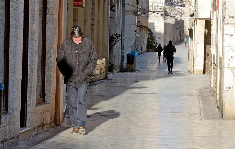 Orkanska bura u Zadru