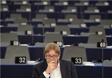 (FILE) FRANCE EU PARLIAMENT VERHOFSTADT CANDIDACY