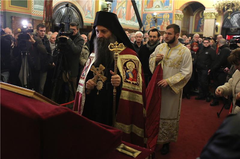 Bogoslužje u hramu Preobraženja Gospodnjeg na pravoslavni Badnjak