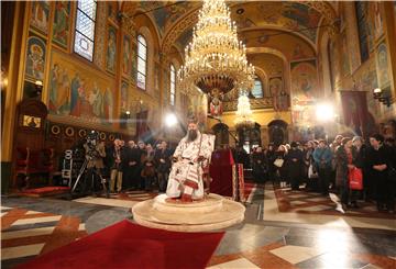  Božićna arhijerejska liturgija u hramu Preobraženja Gospodnjeg u Zagrebu