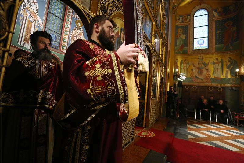  Božićna arhijerejska liturgija u hramu Preobraženja Gospodnjeg u Zagrebu