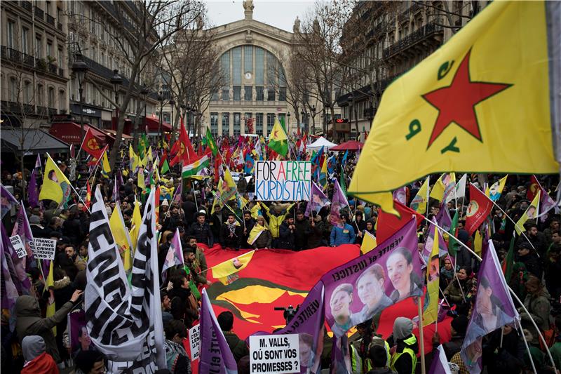 FRANCE PARIS KURDS PROTEST