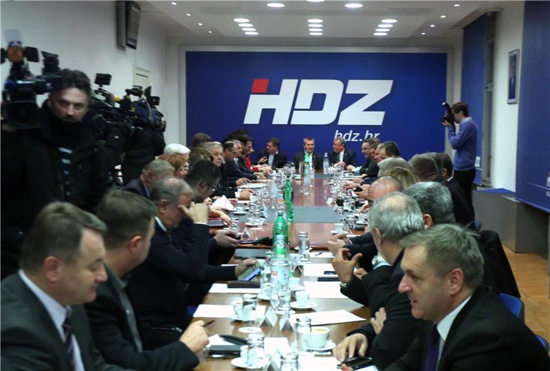 Sjednica Predsjedništva HDZ-a i Nacionalnog vijeća HDZ-a 