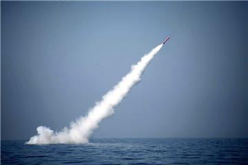 AT SEA PAKISTAN MISSILE TEST