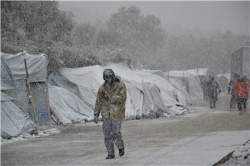 GREECE MIGRATION WEATHER WINTER