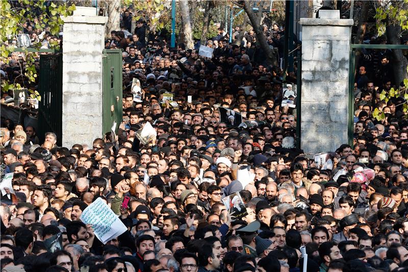 IRAN PEOPLE RAFSANJANI FUNERAL