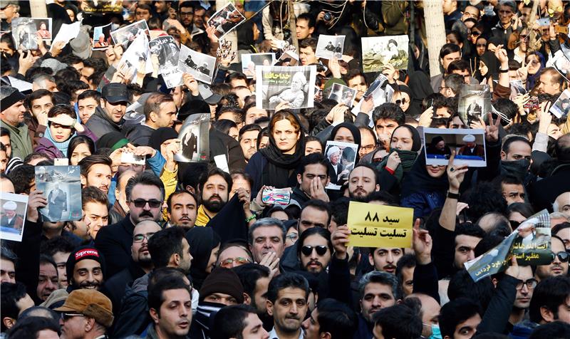 IRAN PEOPLE RAFSANJANI FUNERAL