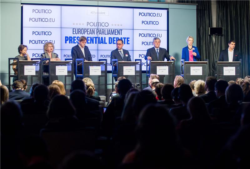 BELGIUM EUROPEAN PARLIAMENT PRESIDENTIAL DEBATE