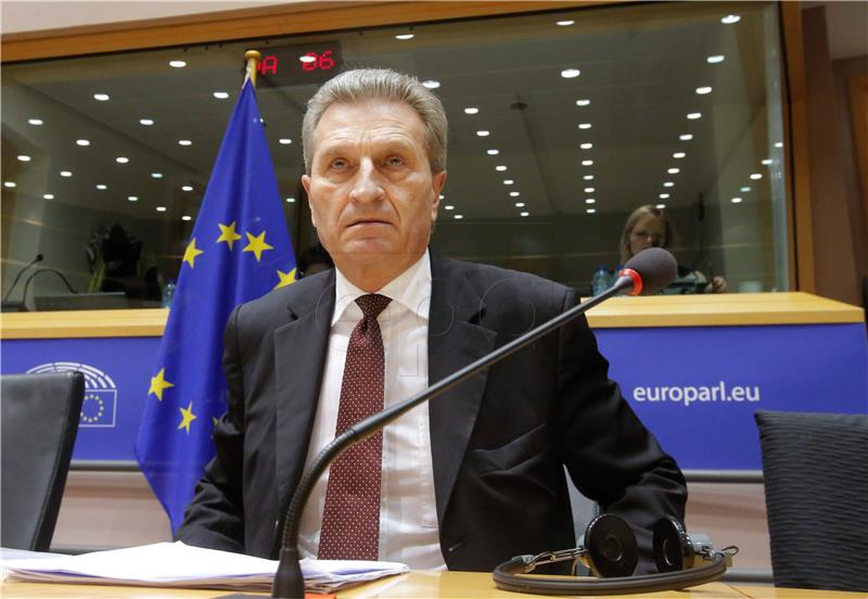 Oettinger dobio potporu Parlamenta za preuzimanje nove uloge u Komisiji