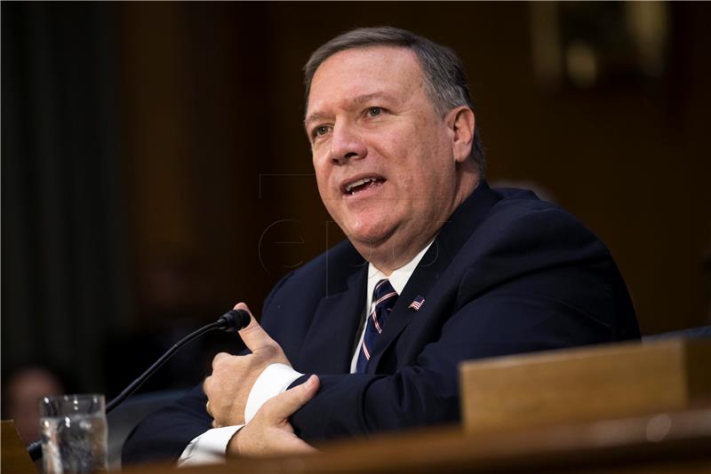 USA SENATE CONFIRMATION HEARINGS POMPEO