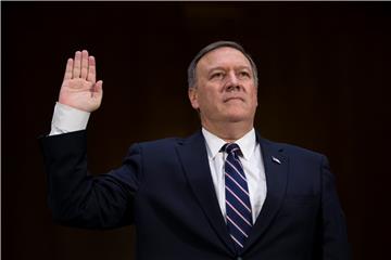 USA POLITICS SENATE CONFIRMATION HEARINGS POMPEO