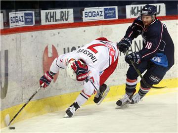 KHL: Medveščak - Avtomobilist Yekaterinburg