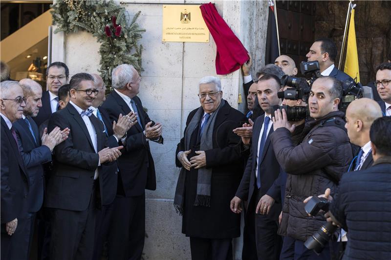 VATICAN PALESTINIAN PRESIDENT VISIT