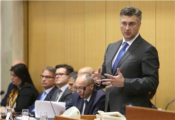 AKTUALNO Plenković u Saboru: Nisam čuo da netko predlaže bolji model za otkup dionica Ine