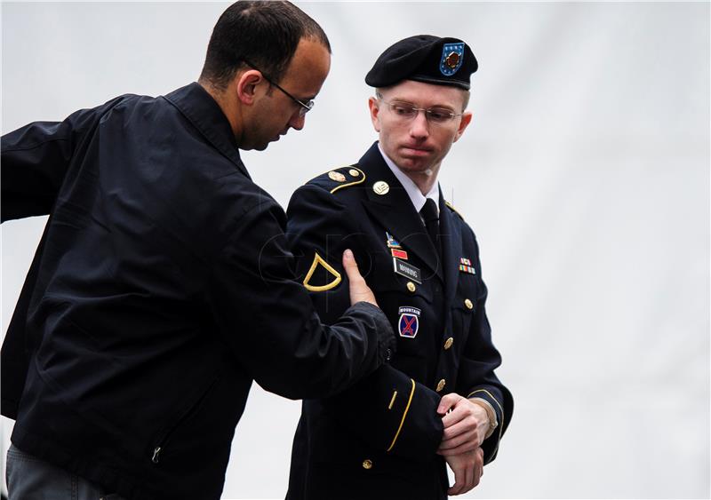 (FILE) USA CHELSEA MANNING OBAMA