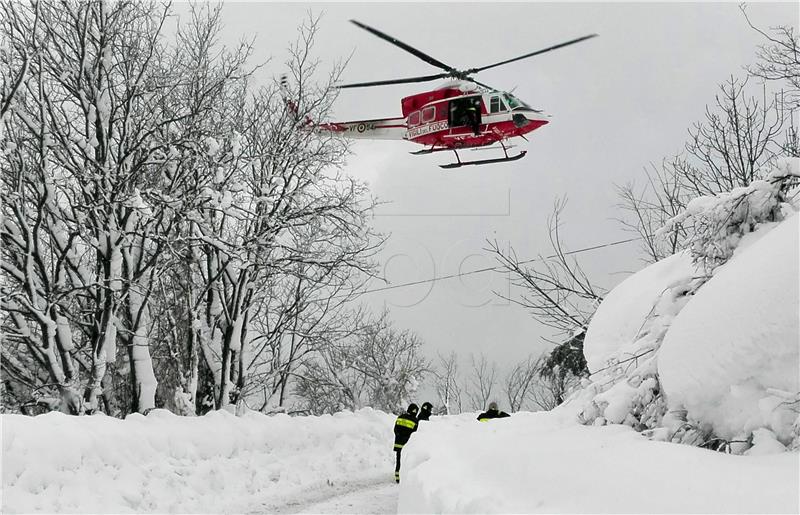 ITALY EARTHQUAKE AVALANCHE