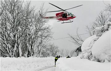 ITALY EARTHQUAKE AVALANCHE