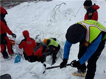 ITALY EARTHQUAKE AVALANCHE