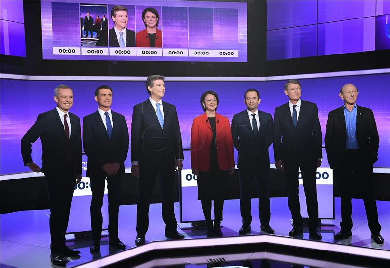 FRANCE ELECTIONS PRIMARIES LEFT DEBATE