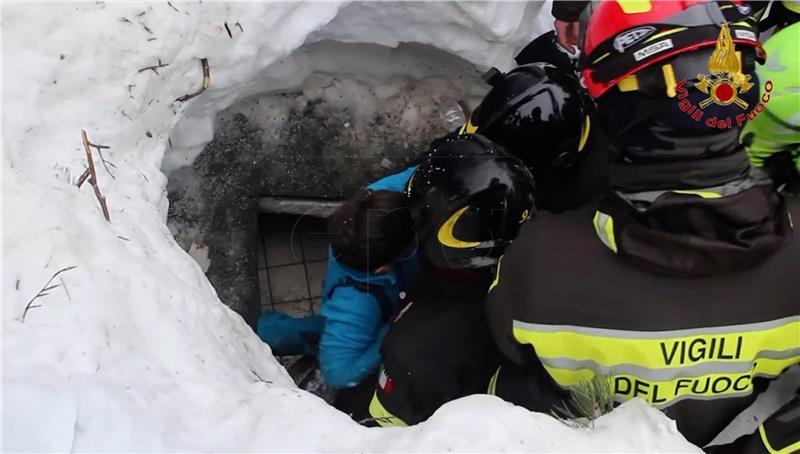 ITALY EARTHQUAKE AVALANCHE