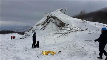 ITALY EARTHQUAKE AVALANCHE