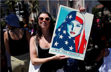 SOUTH AFRICA ANTI TRUMP WOMENS MARCH