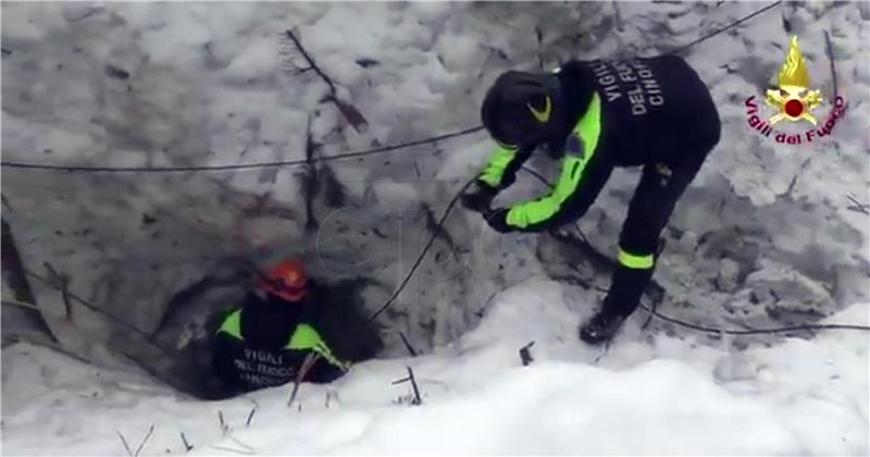 ITALY EARTHQUAKE AVALANCHE