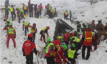 ITALY EARTHQUAKE AVALANCHE