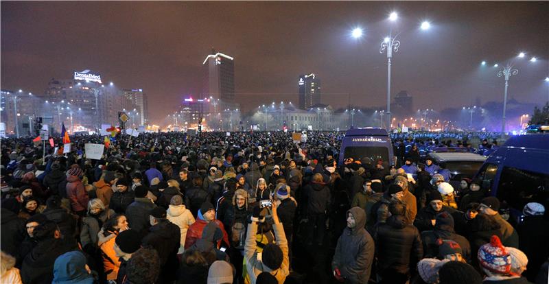 ROMANIA JUSTICE PROTEST