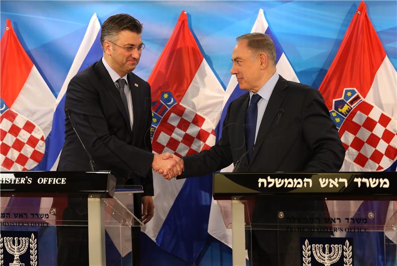 Netanyahu: Hrvatska se čvrsto zalaže za Izrael